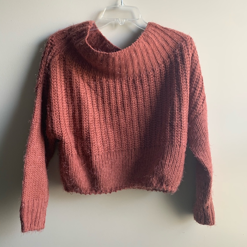 Love Tree Crop Sweater